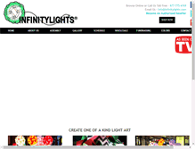 Tablet Screenshot of infinitylights.com